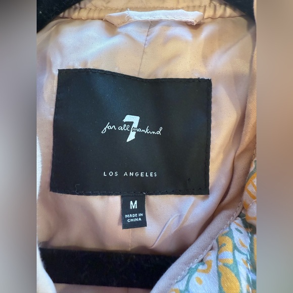 7 for all mankind Floral Bomber Jacket - Picture 5 of 7